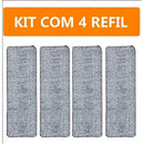 Refil Flat Mop Kit 4 Unidades Esfregão Vassoura Mágica