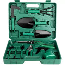 Kit de Ferramentas Para Jardinagem com 10 Peças + Maleta