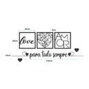 Conjunto de Quadros Para todo Sempre