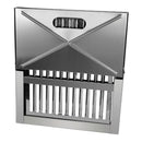Churrasqueira De Inox Dobrável Portátil A Carvão - Maleta